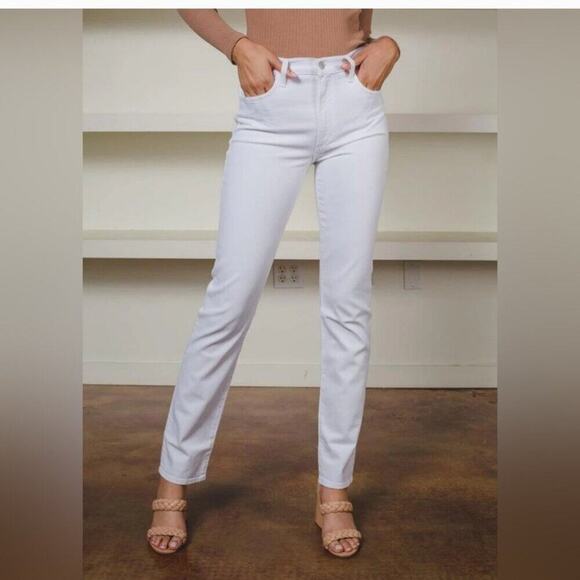 JOES JEANS "RUNWAY LUNA" HIGH RISE CIGARETTE 32” inseam- WHITE- sz 23 - Picture 1 of 8